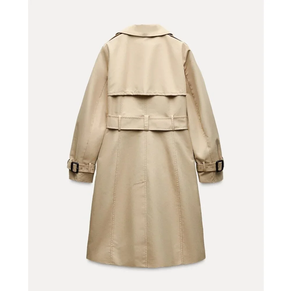 Zara Water Repellent Trench Coat ZW Collection - Picture 5 of 8
